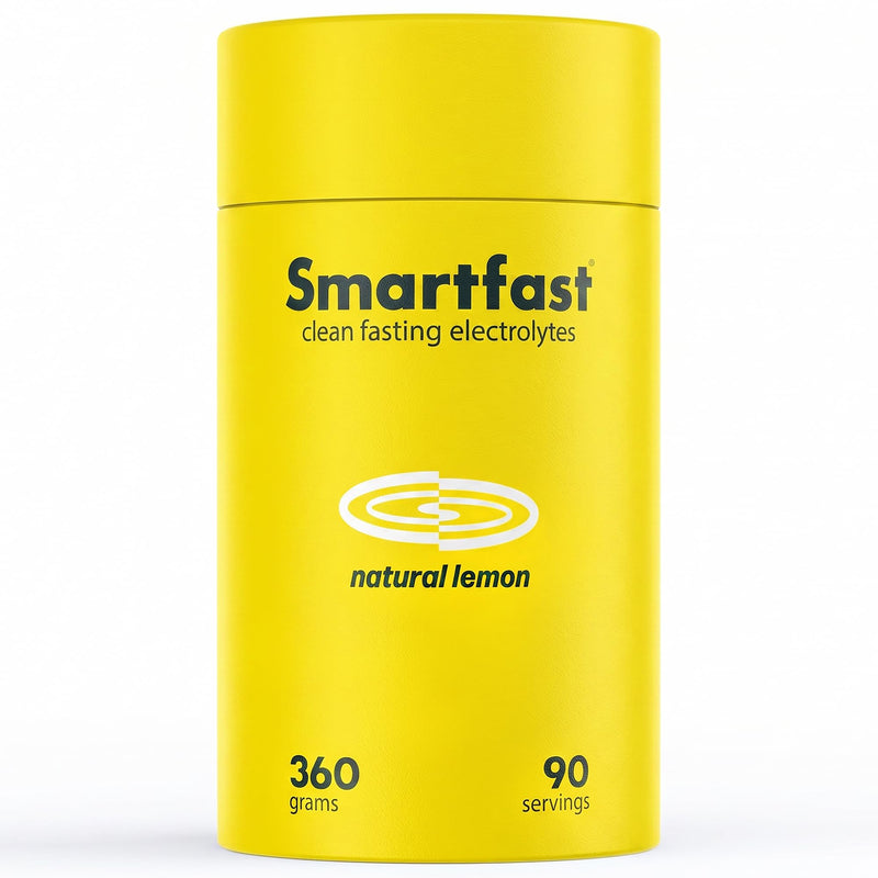 Lemon Electrolytes for Fasting | 90 Serving Electrolyte Powder | 650mg Sodium + Magnesium Glycinate | Zero Sugar | No Artificial Sweeteners