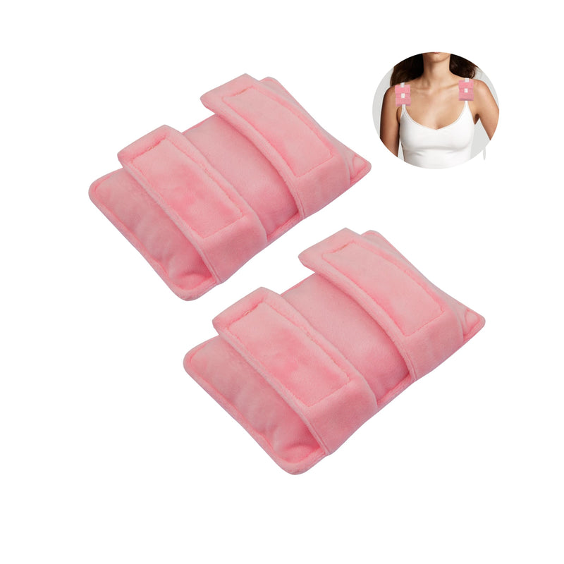 [Australia] - 2 Pack Soft Mastectomy Pacemaker Pillow for Pacemaker Recovery Post Surgery Breast Cancer Chemo Port Chest Protector Bra Strap Pad Protector, Support Cushion Gifts for Women and Men 