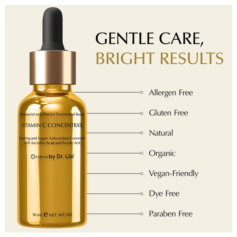 EpiLynx Vitamin C Antioxidant Serum, Rejuvenating Dark Spot Remover, Vegan | Vitamin C Antioxidant Serum: Repairs Skin Barrier & Hydrates, Dark Spot Remover, Vegan, Gluten-Free