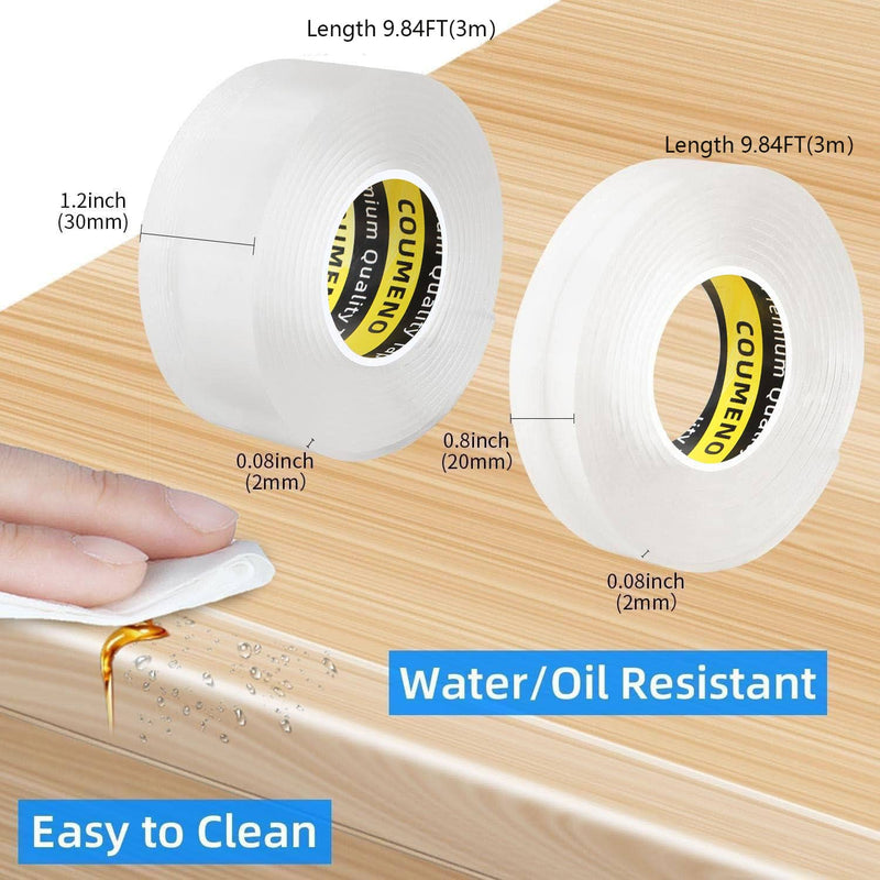 [Australia] - Baby Clear Edge Protector, 1.2" X 9.84FT, Child Protection Desk Corner Corner Anti-Bump Anti-Bump Home Wrap Invisible, Anti-Sharp Edge Protect 1.2"X9.84FT 