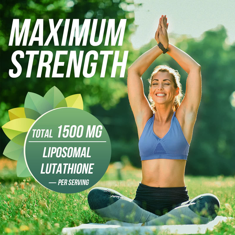 [Australia] - 1500 mg Liposomal Glutathione, Superior Absorption, Liquid Glutathione Supplement, Powerful Antioxidant, Liver Detox, Immune Enhancer, Soy-Free, non-GMO, Vegan & Gluten Fre, 4.05 fl.oz 2.03 Fl Oz (Pack of 2) 