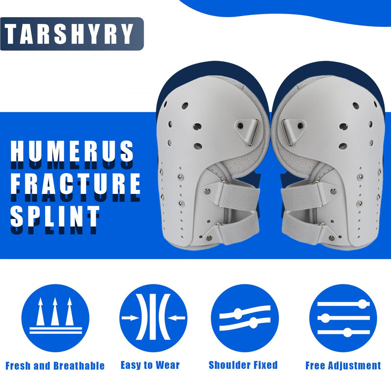 [Australia] - TARSHYRY Medium Humeral Shaft Fracture Splint & Humeral Fracture Brace for Broken Upper Arm Shoulder Bicep Left/Right Arm Long-Bone,Lightweight Breathable Humerus Fracture Splint for Men Women (Left Shoulder) Left Shoulder 