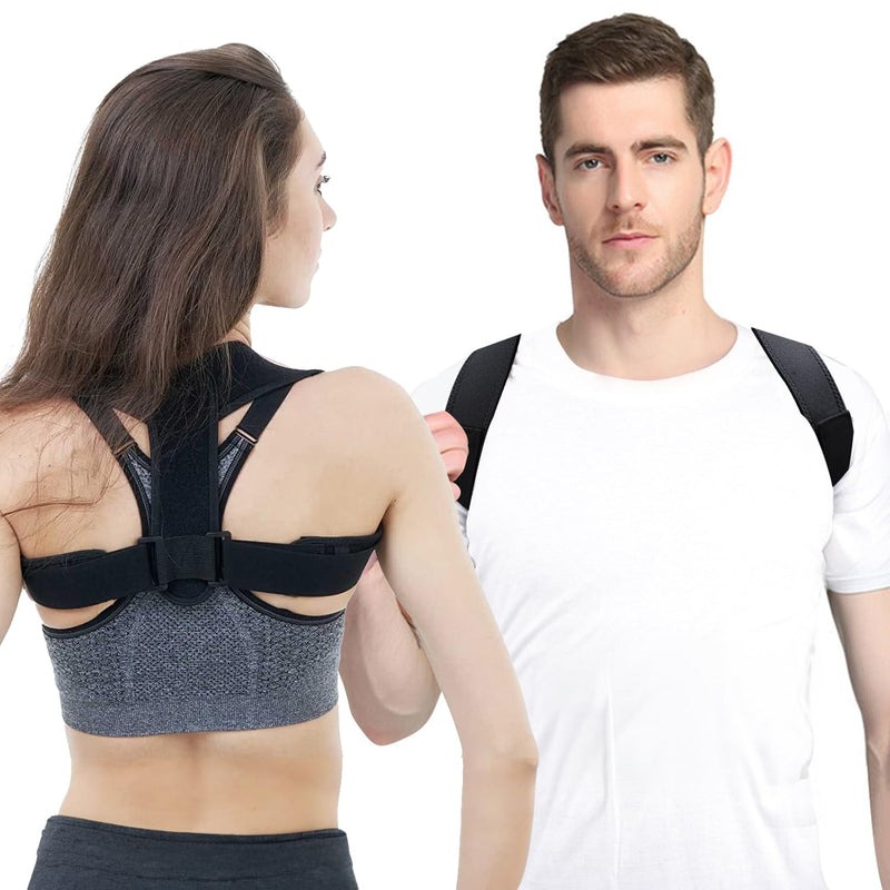 [Australia] - Posture Corrector for Women and Men,Adjustable Upper Back Brace, Breathable Back Support straightener, Providing Pain Relief from Lumbar, Neck, Shoulder, and Clavicle, Back. 1 