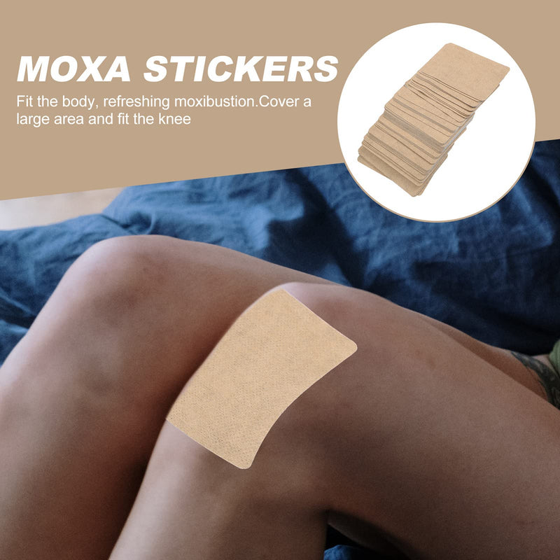 [Australia] - EXCEART Pack of 50 Herbal Ginger Plasters Heat Plasters Pain Plasters Self-Heating Foot Pads Heat Pads Neck Shoulder Body Cervical Vertebra Knee Foot Pain Relief Patch (Light Brown) 
