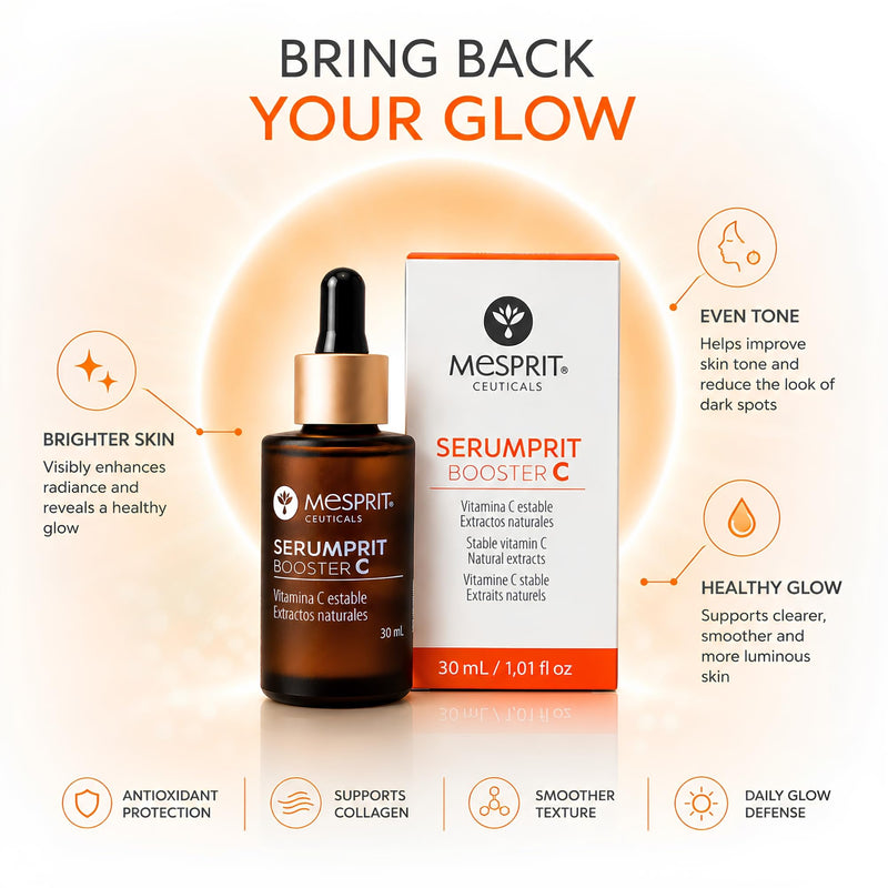 Serumprit Booster C - Vitamin C Serum for Face with Et-VC™, 1.01 fl oz