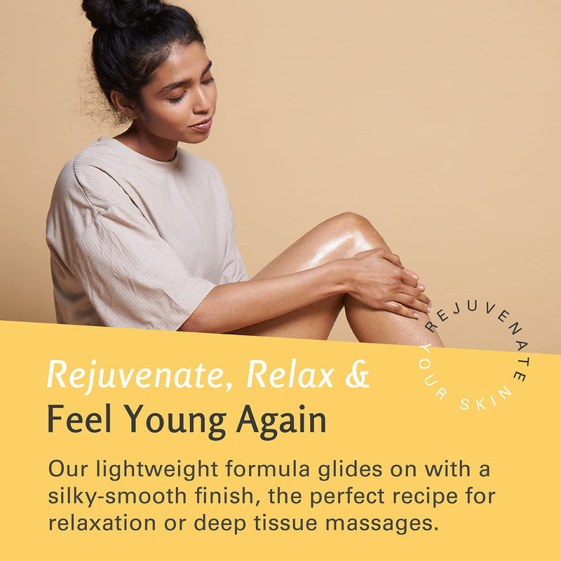 [Australia] - Ylang Ylang + Ginger Massage Oil for Massage Therapy and Manipulation Therapy | Collagen and Stem Cell Anti Cellulite Body Oil for Lymphatic Massage and Sore Muscles Skincare by M3 Naturals Ylang Ylang (1 Pack) 