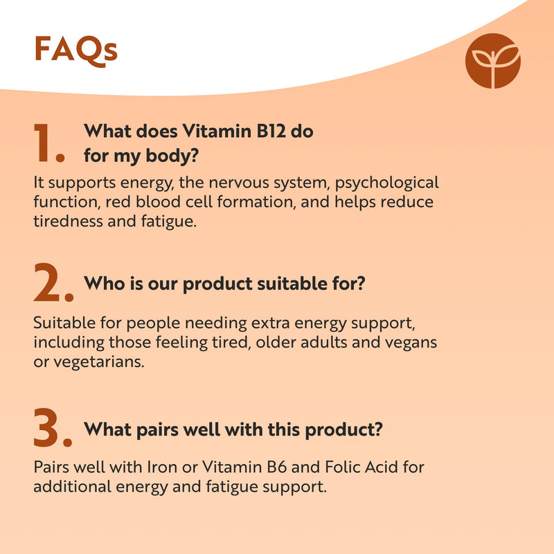 Nutravita Vitamin B12 Drops - 60ml - Vegan Vitamin B 12 Coenzyme Liquid - Natural Cherry Flavour - VIT B12 Liquid Drops - B Complex Methylcobalamin & Adenosylcobalamin - Brain, Heart & Energy