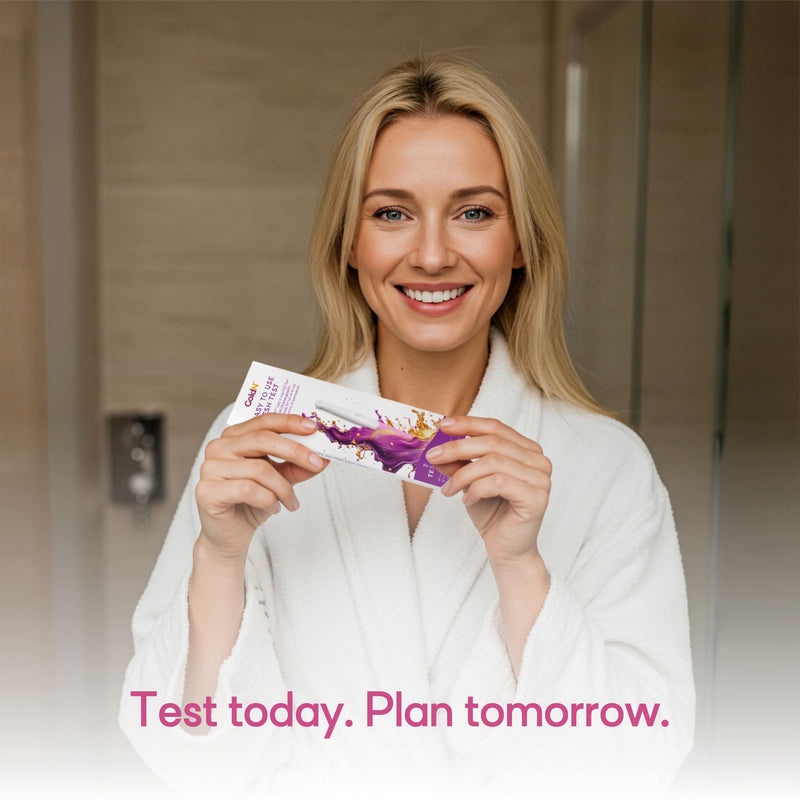 GoldN™ Easy to Use FSH Test for Women – Menopause & Fertility Hormone Urine Kit | Fast & Accurate Results in 5 Minutes | FDA-Compliant, Discreet, Stress-Free At-Home Strips | 2 Tests
