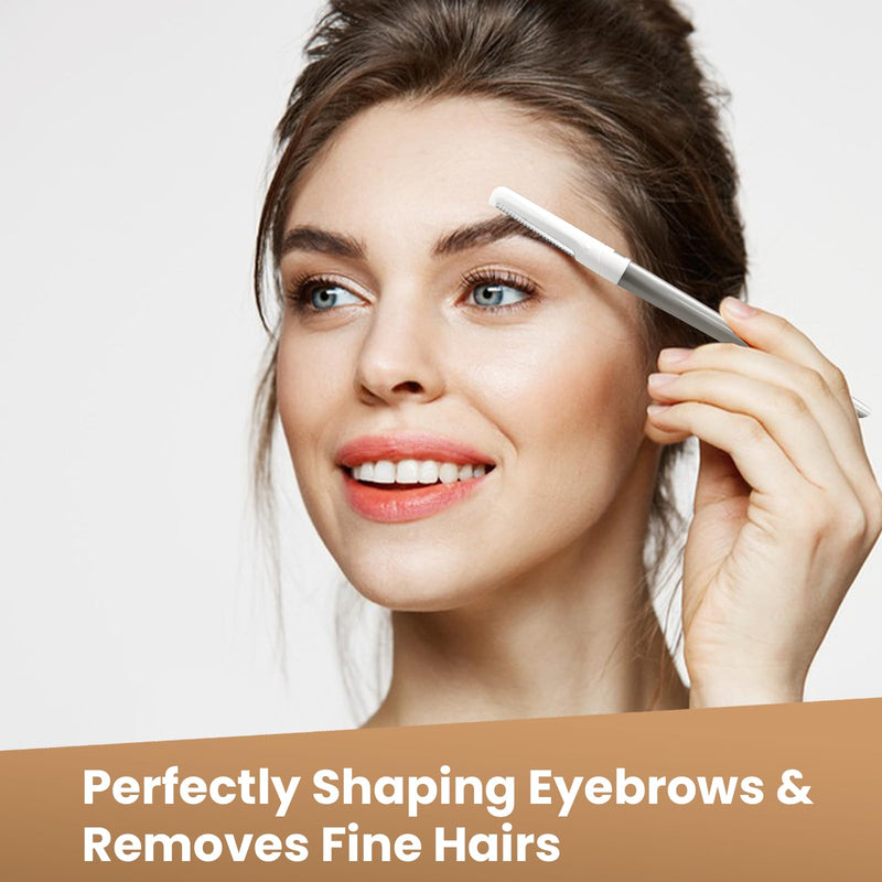 [Australia] - Dermaplaning Tool for Face, 20 Blade Refills, Dermaplane Razor for Face, Hair Remover Blade for Eyebrows and Peach Fuzz, Facial Shaver for Women That Helps Exfoliate and Smooth The Skin 