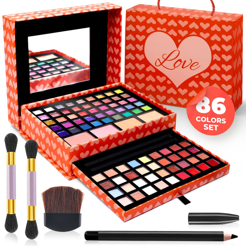 [Australia] - Flower All In One Makeup Kit for Teens and Women & Toysical 2-Tier Makeup for Teens 