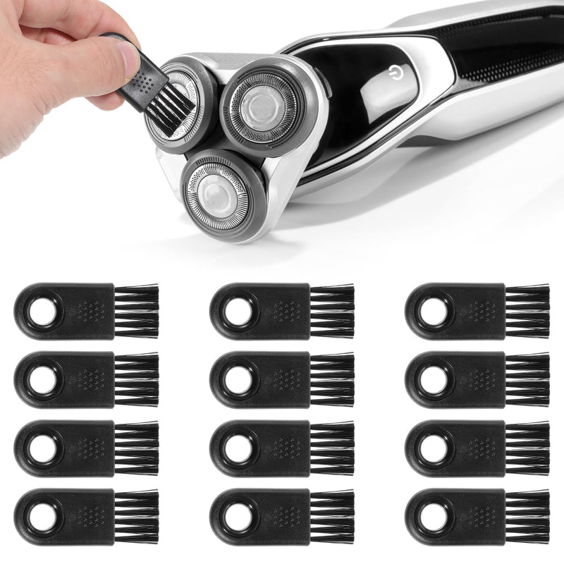 [Australia] - AOZUO Pack of 12 razor cleaning brushes, nylon shaving brush, razor cleaning brush for cleaning the beard on electric shaving heads, hair clippers 