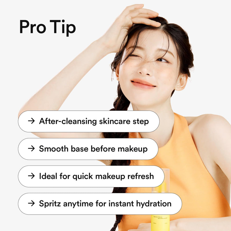 VEGANIFECT Vitamin C Serum Face Mist with Niacinamide & Glutathione | Vitamin C glow face mist with niacinamide, glutathione and Kakadu plum for lightweight hydration and a radiant, dewy finish
