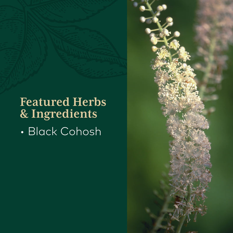 [Australia] - Gaia Herbs Pro Black Cohosh - Herbal Supplements for Menopause Support - Supports Hormone Balance for Women - with Black Cohosh - 60 Vegan Liquid Phyto-Capsules (60 Servings) 