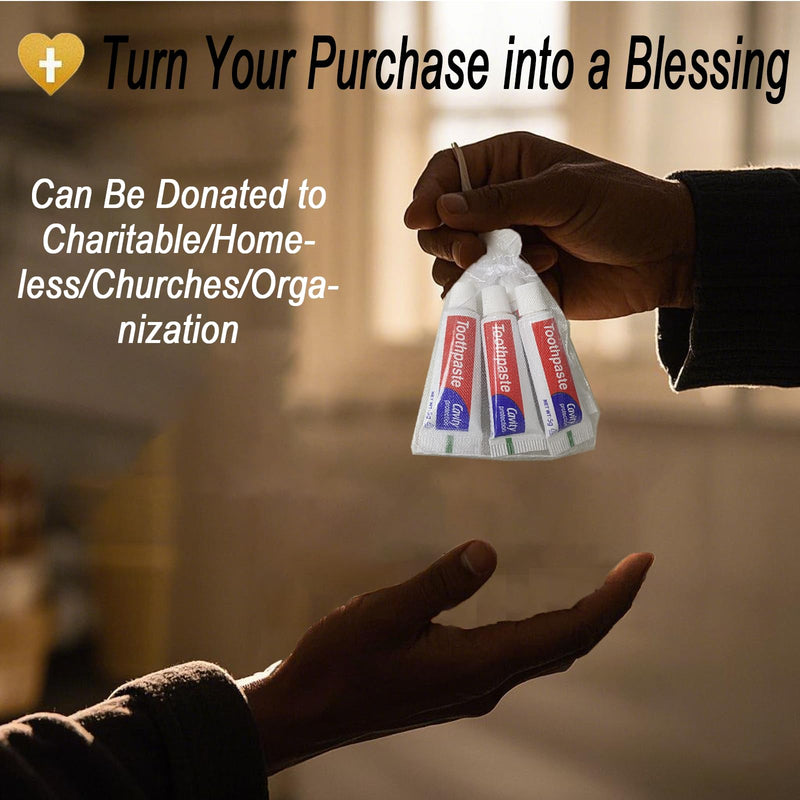 100Tubes Travel Size Toothpaste to Freshen Breath, Mini Toothpaste Bulk for Homeless Shelters, Short Business Trips, Hotel Rental Guests, Charity Church Donation, Camping Small Packs 17.64 Ounce (Pack of 1)