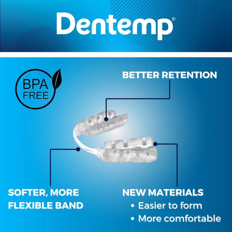 [Australia] - Dentemp Ora-GUARD Custom Fit Dental Guard - Bruxism Night Guard for Teeth Grinding (Two Pack) - Mouth Guard for Clenching Teeth at Night - Mouth Guard for Sleeping - Relieve Soreness in Jaw Muscles… 