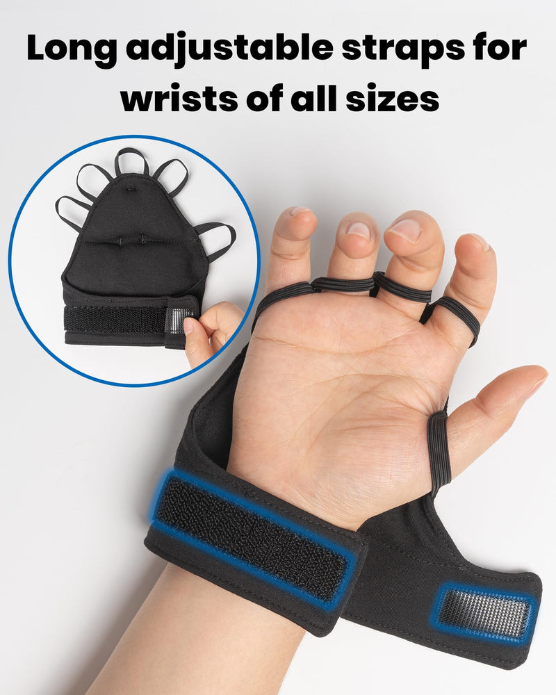 [Australia] - SteadyHand Adjustable Weighted Gloves for Hand Tremors, Weighted Wrist Strengthening Tool Utensils for Enhanced Fine Motor Skills - Hand Solution for Parkinson's, Stroke Patients X-Large 