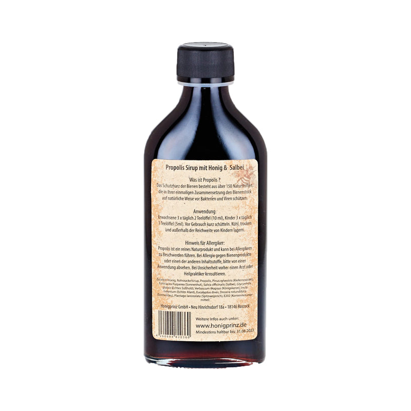 [Australia] - Propolis syrup with natural propolis, honey, sage and echinacea (3 x 200ml) 