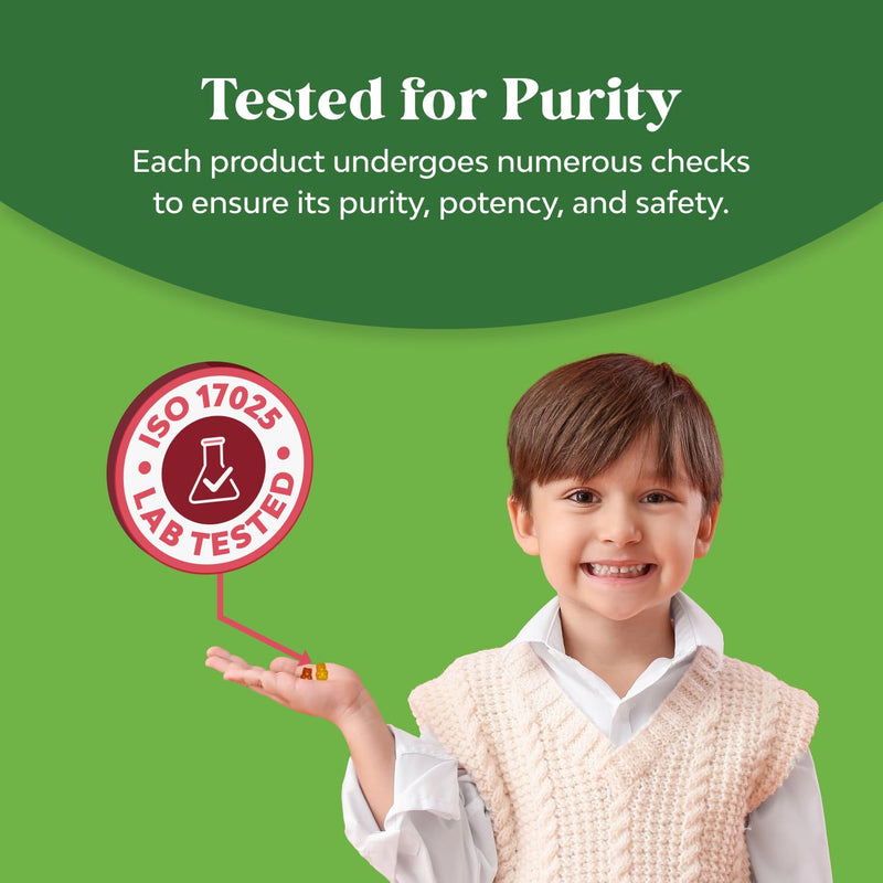 Natures Craft Kids Multivitamin Gummies - Multivitamin for Kids Immune Support with Vitamins A, C, D3, E, B6 & B12, Zinc & Iodine - Children's Vitamins Chewable Formula for Strong Health - 60 Count 60 Count (Pack of 1)