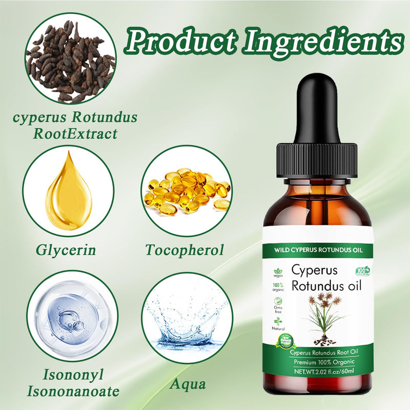 [Australia] - Cyperus Rotundus Oil Cyperus Rotundus Oil Pure Cyperus Oil Cyperus Rotundus Oil Hair Removal For Reducing Hair Growth Smooth Skin & Hair Removal Moisturizing & Soothing 