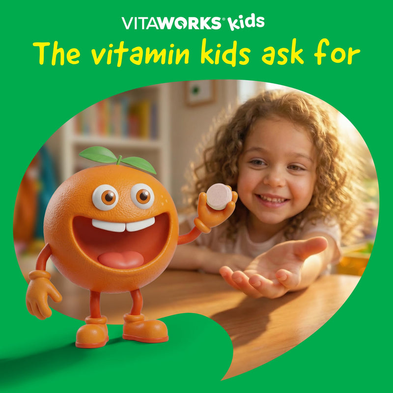 VitaWorks Kids Elderberry + Zinc + C Chewables + Vitamin D3 1000 IU Chewables Bundle