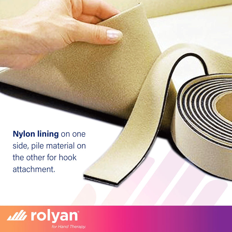 [Australia] - Rolyan Neoprene Strapping Material, 1/8" x 1" x 3.5 yd, Beige, For Use With Thermoplastic Splinting Material, Hook Receptive Strap for Braces and AFOs, Soft Cushioned Strap for Custom Fit,Trim to Fit 1/8"x 1"x 3-1/2 yd. 