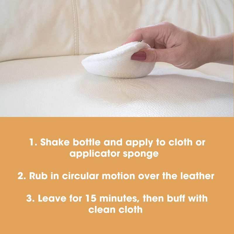 [Australia] - Furniture Clinic Leather Protection Cream | 2-in-1 Leather Conditioner & Waterproofing Protector for Furniture, Shoes, Car Seats & More | Prevent Stains while Nourishing | 8.5oz/ 250ml 8.5oz/250ml 