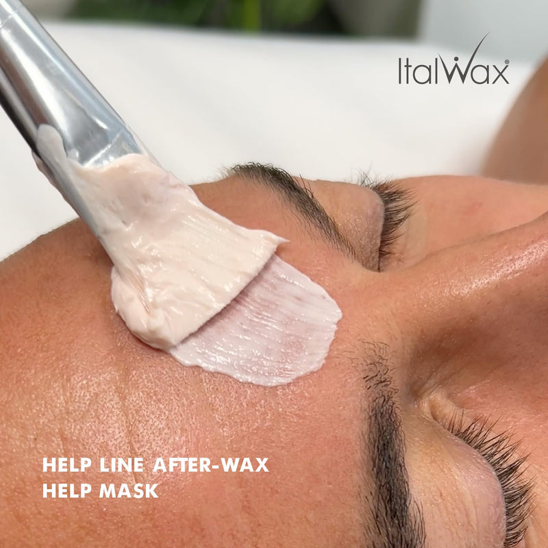 [Australia] - Italwax Help Line Help Mask 8.45oz (250g) – Leave-In Soothing Mask with Tea Tree Oil and Calamine – Calms and Protects Sensitive Skin After Waxing – For Professional and Home Use 8.45 Ounce (Pack of 1) 