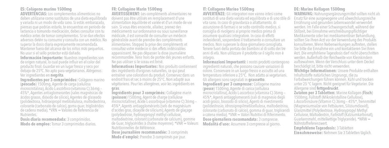 High Strength Marine Collagen | Supports Healthy Skin, Joints & Bones | with Vitamin C for Collagen Formation | 180 Tablets = 60 Days’ Supply | Made in The UK in Accordance with GMP Standards. Unflavoured 1 count (Pack of 180)