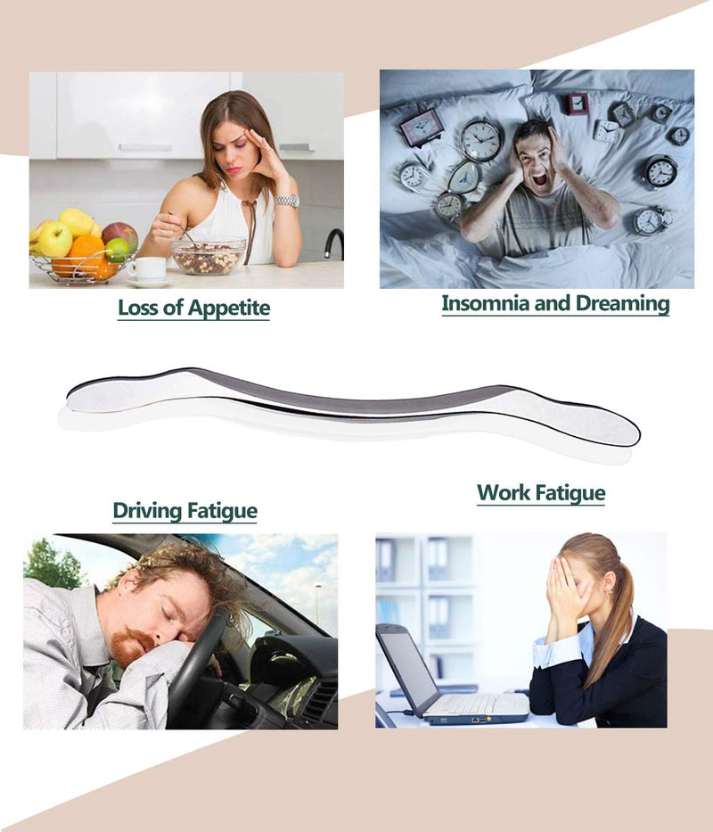 [Australia] - Stainless Steel Gua Sha Scraping Massage Tool - IASTM Tools Help Relieve Sore Muscles - Great Soft Tissue Mobilization Tool（Long Shape） 