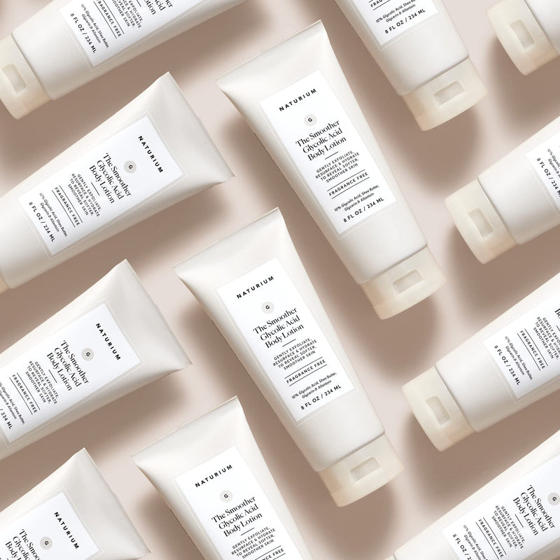 Naturium The Smoother Glycolic Acid Body Lotion, Resurfacing & Exfoliating Treatment, with 10% Glycolic Acid, 8 oz 8 Fl Oz (Pack of 1)