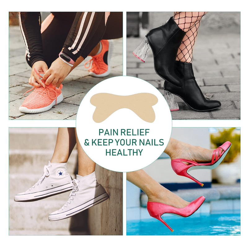 Nail Care Patches, Gentle Adhesive Design, Invisible Comfort, Easy to Apply, Breathable Material, Suitable for Daily Toenail & Fingernails