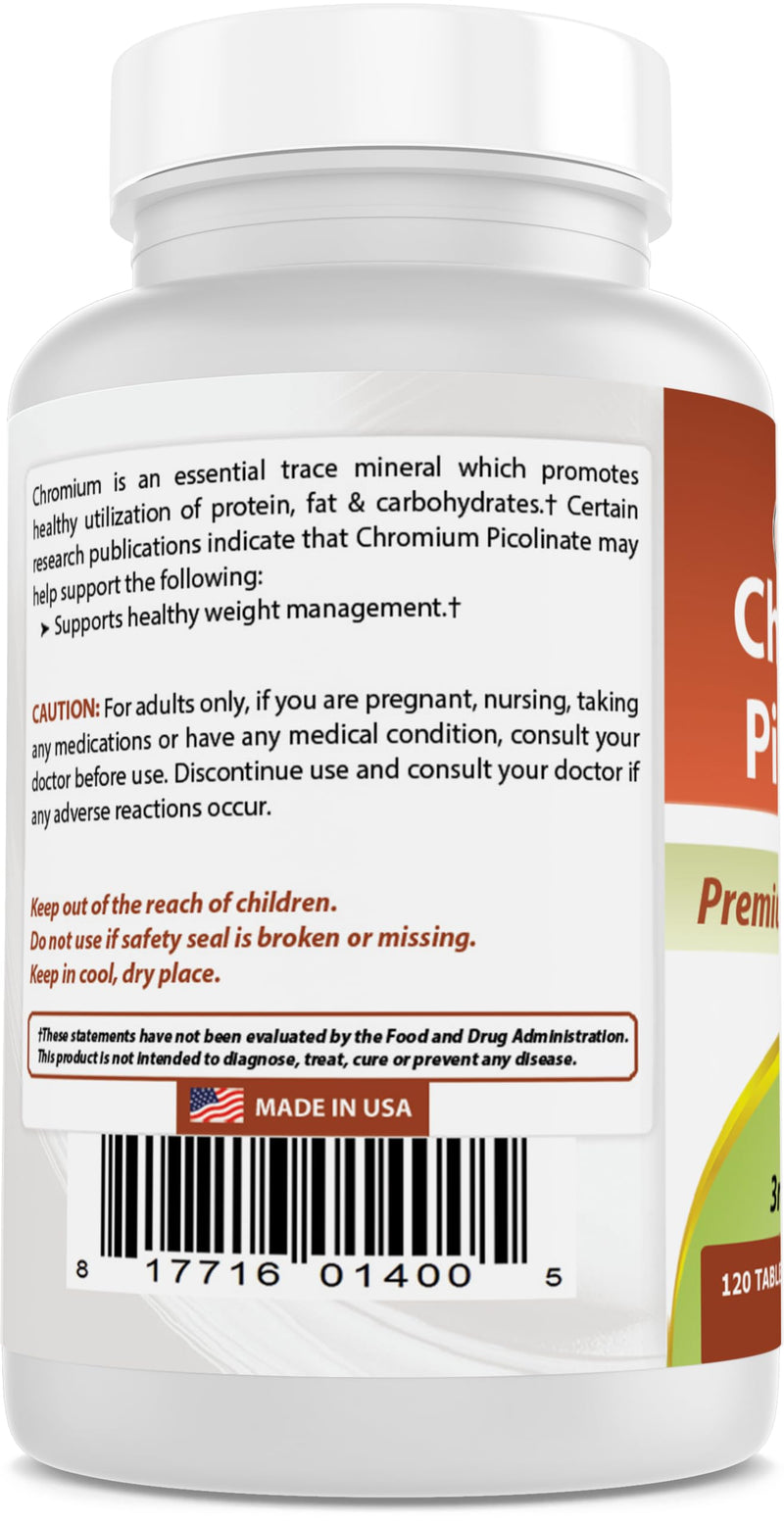 [Australia] - Best Naturals Chromium Picolinate 1000mcg 240 Tablets 