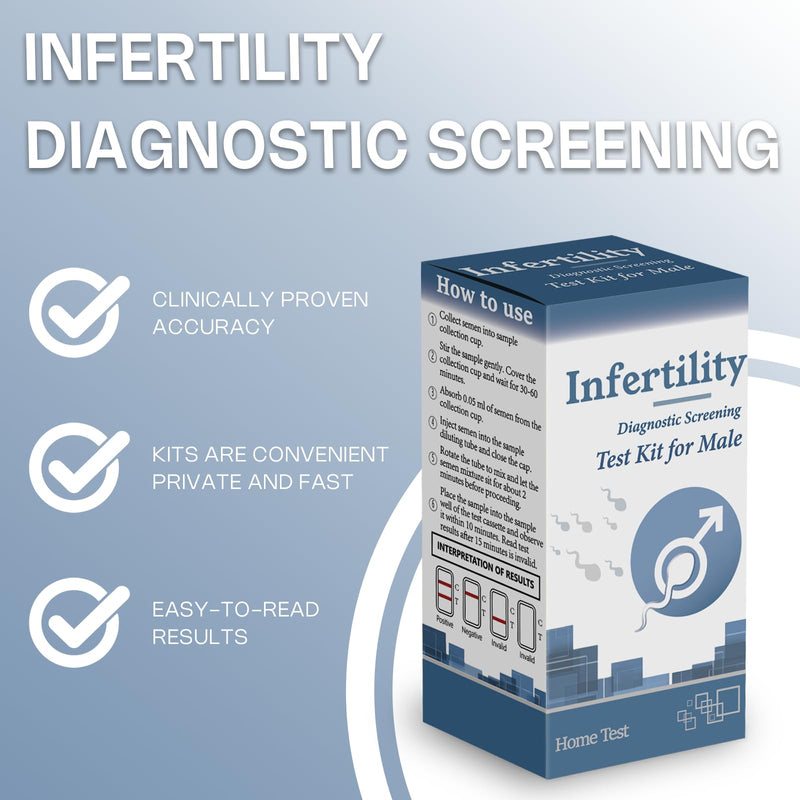 [Australia] - Male Fertility Home Test Kit for Men-Trak Plus Male Fertility Testing System- Shows Normal or Low Sperm Count- Clear Results in Minutes - Easy to Read Result 