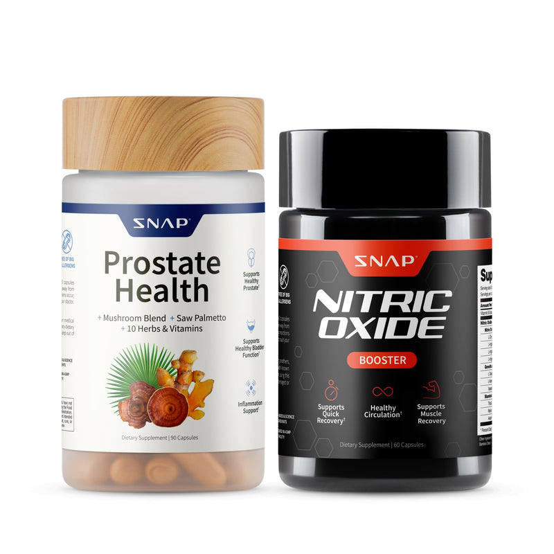 [Australia] - Snap Supplements Prostate Health Support Supplement Bundle with Nitric Oxide Booster ‚Äì 90 Capsules & 60 Capsules 2 