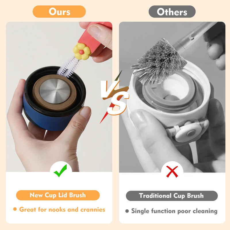 [Australia] - 3 in 1 Cup Lid Cleaning Brush, Portable Cup Cleaner Brush, 2024 New Water Bottle Cleaner Brush, 3 in 1 Multifunctional Cleaning Brush for Home Kitchen Cleaning ToolsÔºà3PCSÔºâ 