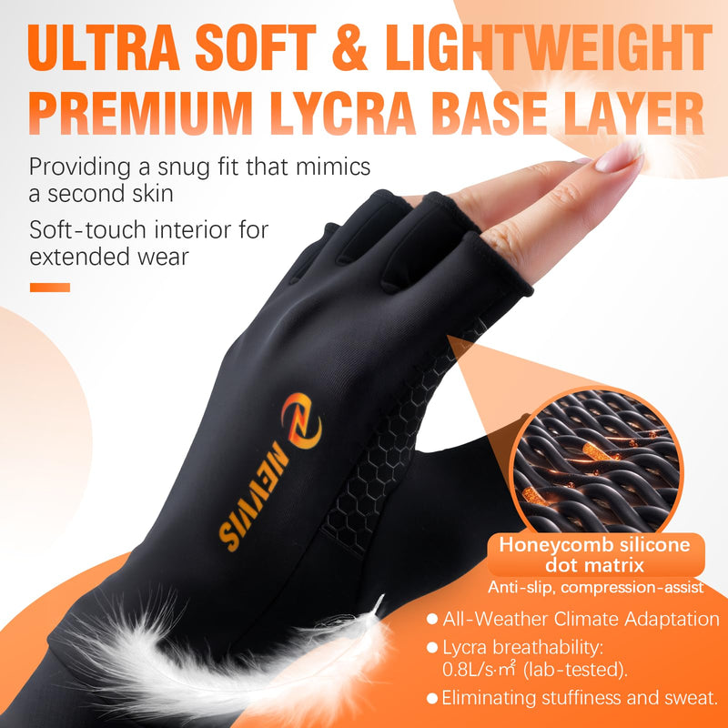 [Australia] - Compression Gloves Women Men, Arthritis Gloves for Women for Pain, Carpal Tunnel, Swelling Edema, Tendonitis...1 Pair Medium 