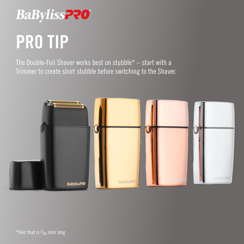 [Australia] - BaBylissPRO Barberology Foil Shaver FXFS1 SILVERFX Professional High-Torque Shaver 