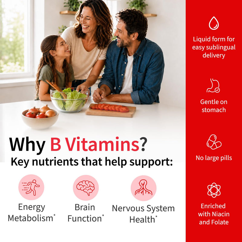 NUSAVA B12 Liquid Drops 5000mcg, Raspberry, Pack of 2 | Energy, Brain and Heart Support, Methylcobalamin B12 with B6, B1, Niacin and Folate, Sublingual Drops for Women and Men 2 Fl Oz (Pack of 2)