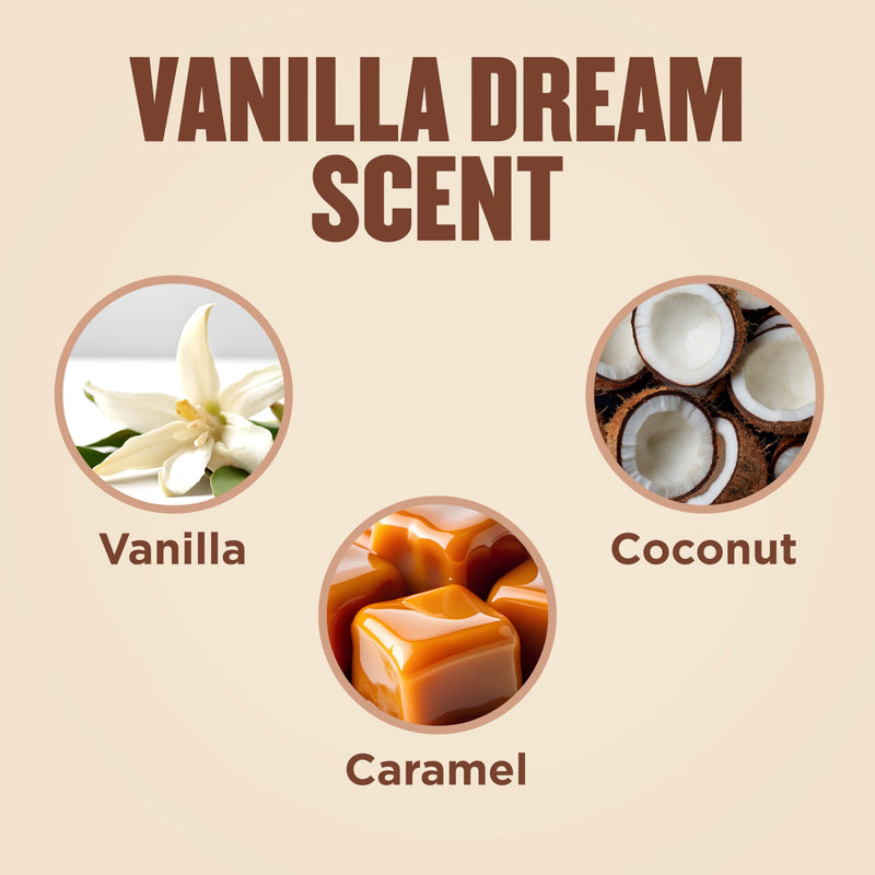 Gold Bond Vanilla Dream Softening Hand Cream Set, Luxurious Everyday Hand Cream with Shea Butter to Help Boost Skin Moisture and Cocoa Butter to Help Soften Skin, Warm Vanilla Dream Scent, 3 oz, 4 pk 3 Ounce (Pack of 4)