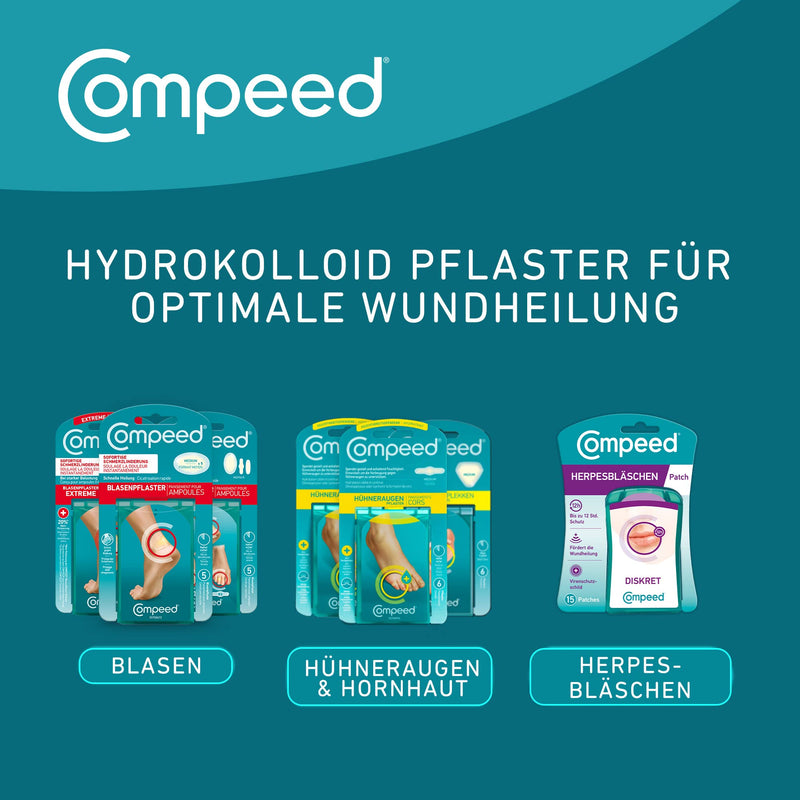 [Australia] - Compeed Bunion Protection Plaster - Hydrocolloid plaster for quick relief from pain on the bunion and hallux valgus, 5 pieces (pack of 1) 5 pieces (pack of 1) glue 