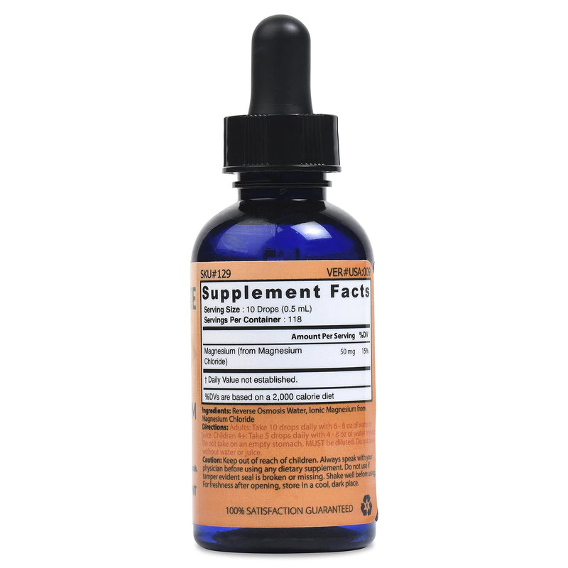 Good State - Liquid Ionic Magnesium Ultra Concentrate - (10 Drops Equals 50 mg) (100 Servings per Bottle)