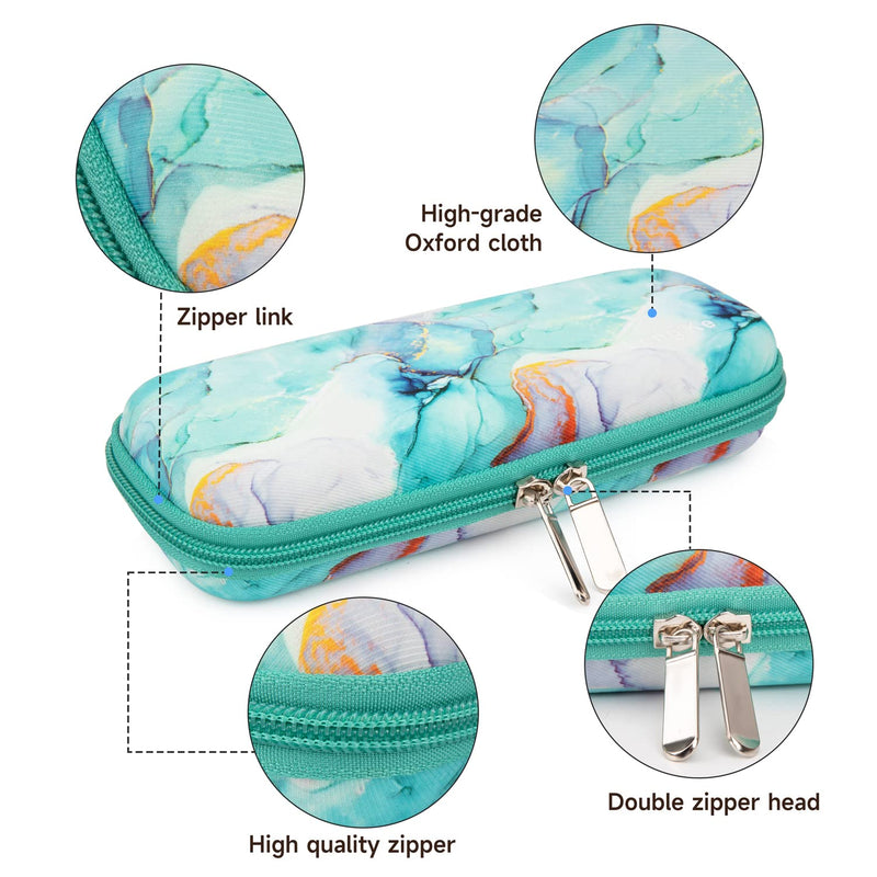 [Australia] - YOUSHARES Insulin cooler bag for diabetic medication, travel bag for insulin pen, insulin syringes, insulin and other diabetic accessories, diabetic bag with ice pack for insulin (marble green) marble green 