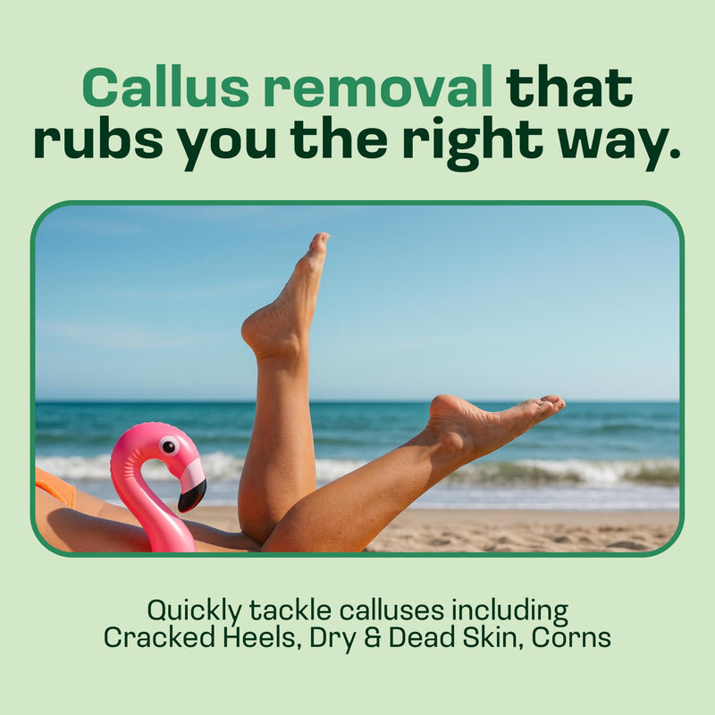 [Australia] - Electric Sole Buffer Foot Callus Remover - Rechargeable Electric Foot File for Dead Dry Skin - Professional Pedicure Tool - Smooth Cracked Heels & Calloused Feet - Ultimate Self-Care Gift 