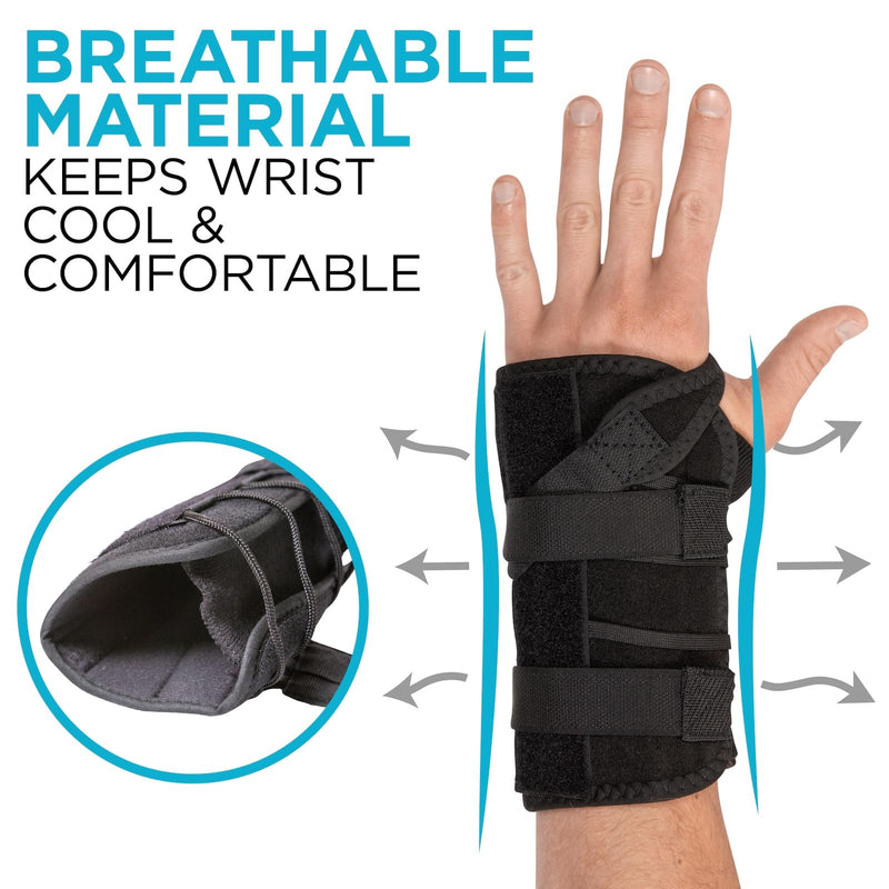 [Australia] - BraceAbility Gaming Wrist Brace - Video Game Support Guard for Console, Laptop, or PC Computer Keyboard and Mouse Gamer with Repetitive Strain Injury (RSI) Pain or Carpal Tunnel Syndrome (Left Hand) Left 