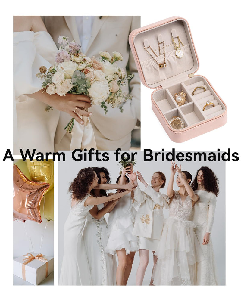 VLANDO Wedding Gifts & Travel Makeup Bag