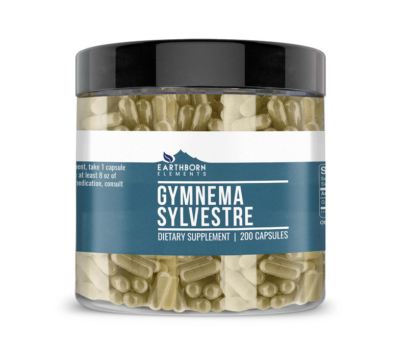 [Australia] - Earthborn Elements Gymnema Sylvestre 200 Capsules, Pure & Undiluted, No Additives 200 Count (Pack of 1) 
