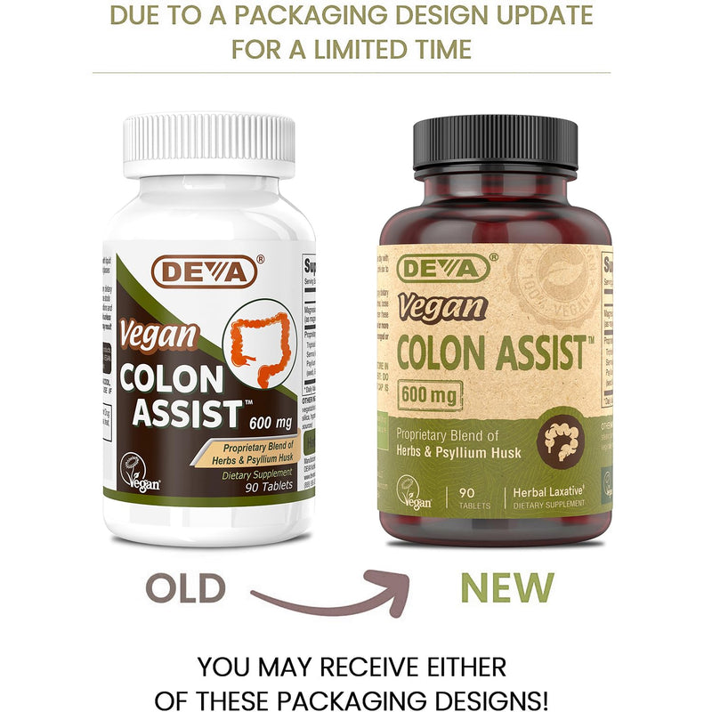 [Australia] - DEVA Vegan Colon Assist ‚Äì Tablets with Magnesium, Triphala, Psyllium Husk, Senna, Cinnamon and More, 90 Count 90 Count (Pack of 1) 