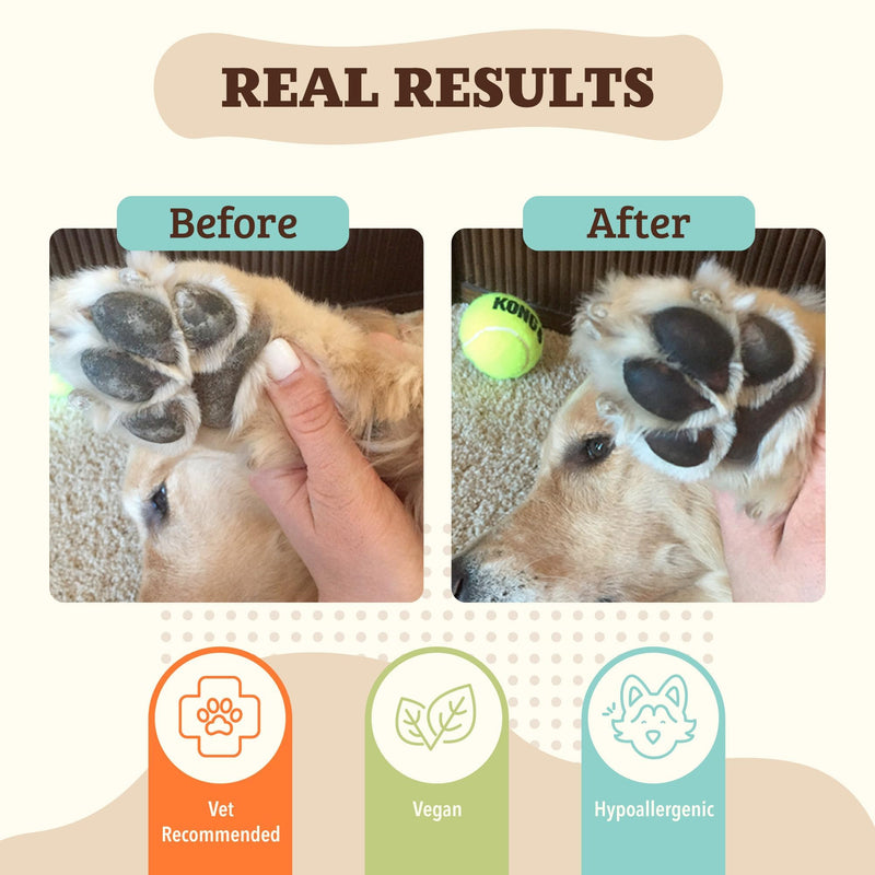 Natural Dog Company PAWDICURE Bundle, Paw Soother + PawTection Dog Paw Balms, Protect and Heal Dry, Cracked Dog Paw Pads, Organic, All Natural Ingredients, 2oz Sticks - PawsPlanet Australia