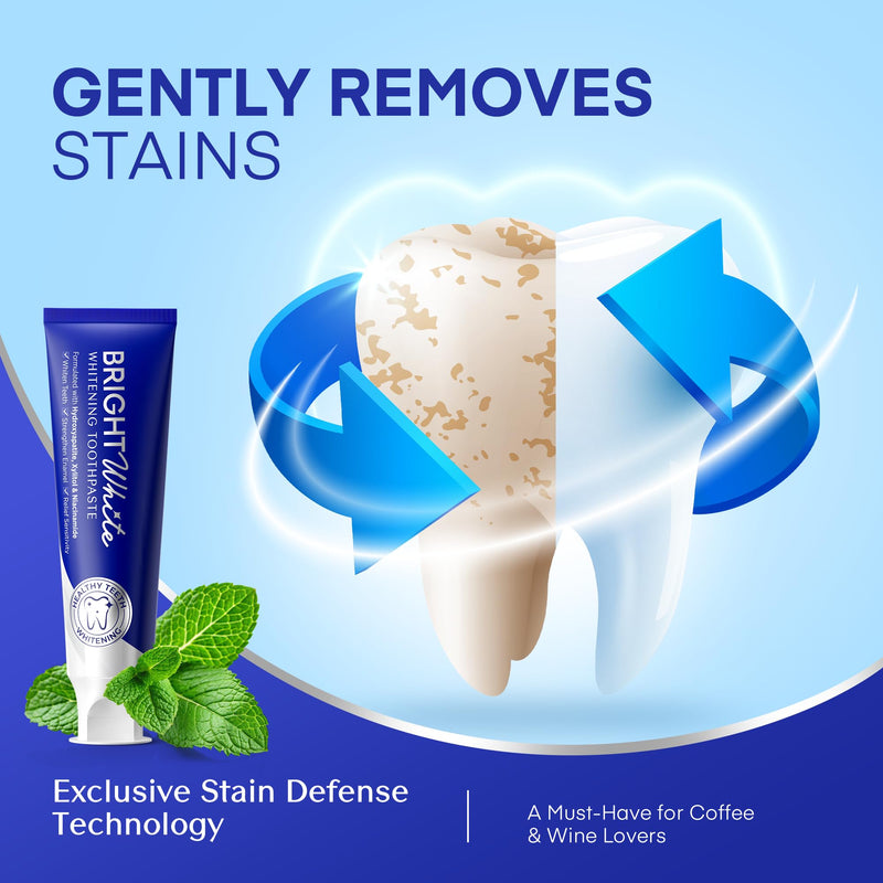 [Australia] - PearlSmile Hydroxyapatite Niacinamide Whitening Toothpaste – 5% Niacinamide + 10% Nano-Hydroxyapatite (nHAp) – Strengthens Enamel & Remineralizes – Fluoride-Free, 4.2oz (Pack of 1) 4.2 Ounce (Pack of 1) 