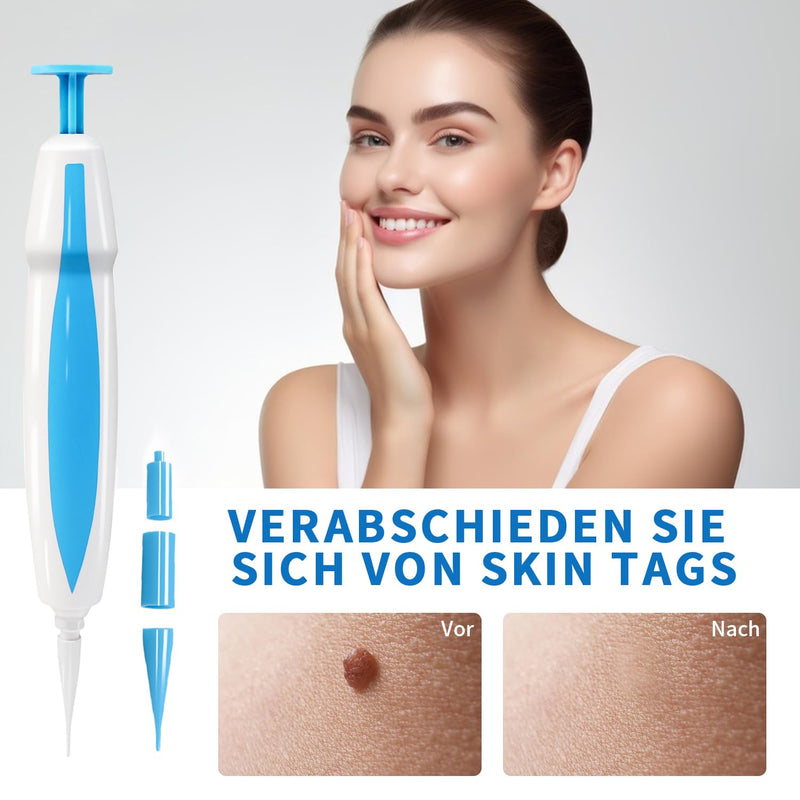 [Australia] - Wart remover, skin tag remover kit 2 in 1 for micro to large (2 mm-8 mm), safe and painless, pain-free stalk wart removal device, safe for most body parts 